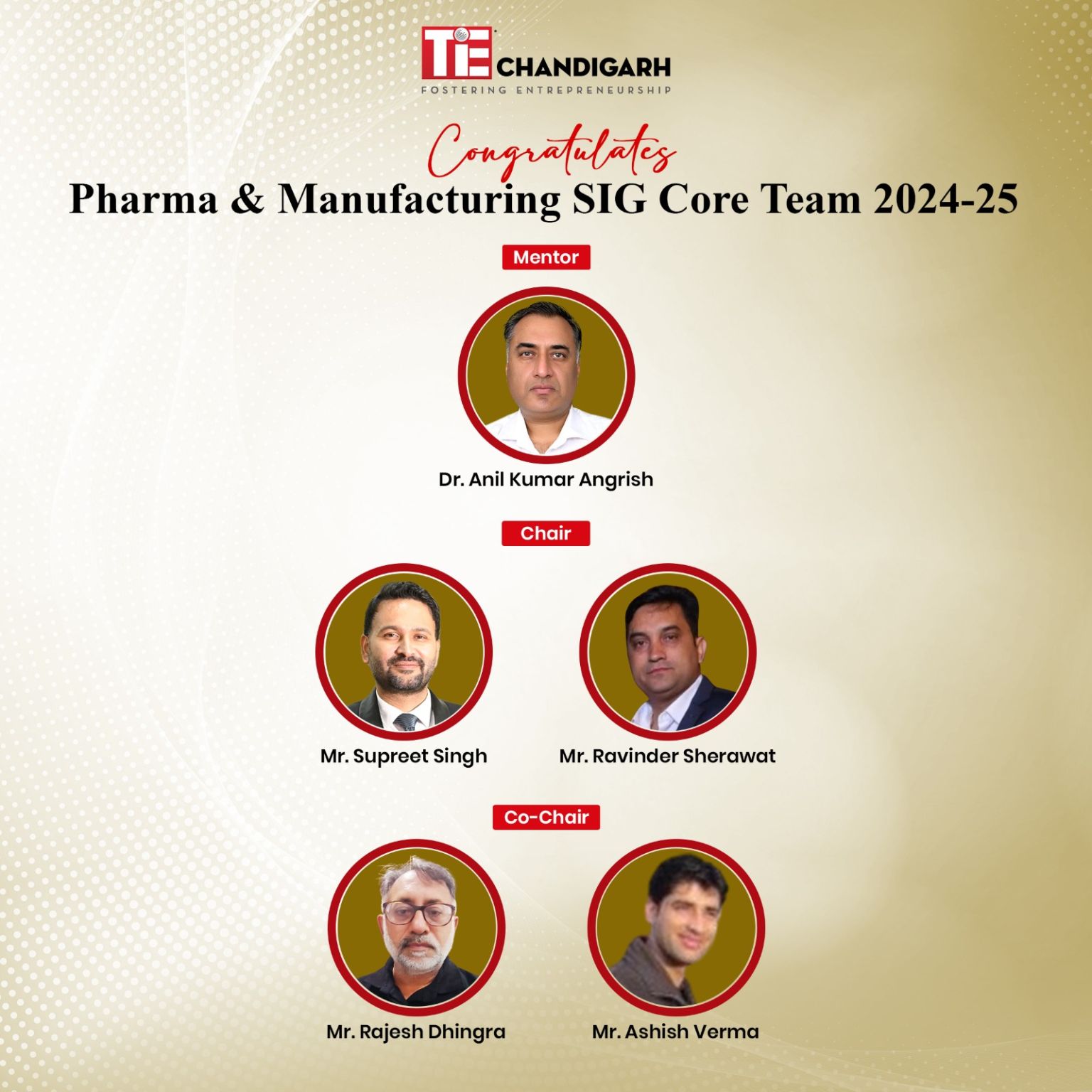 TiE Pharma & Manufacturing