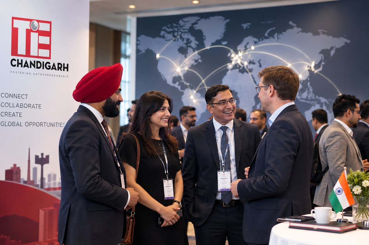 TiE Chandigarh and Embassy of Israel delegates meeting at the 2023 collaboration